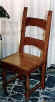 Sedia in legno di castagno con sedile in legno.jpg (21606 byte)